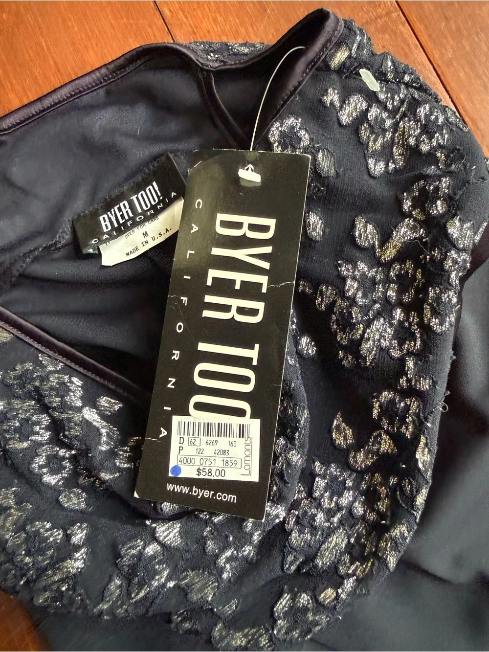 Vintage Byer Too! California Navy Maxi Dress - Medium